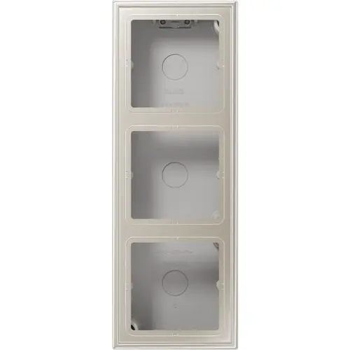 JUNG ES 2583 A-L opbouwbak 3-voudig LS990 edelstaal