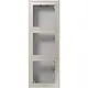 JUNG ES 2583 A-L opbouwbak 3-voudig LS990 edelstaal