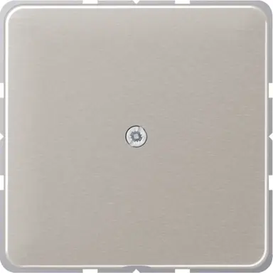 JUNG CD 590 A PT centraalplaat met snoerinvoer en draagring CD500 platina