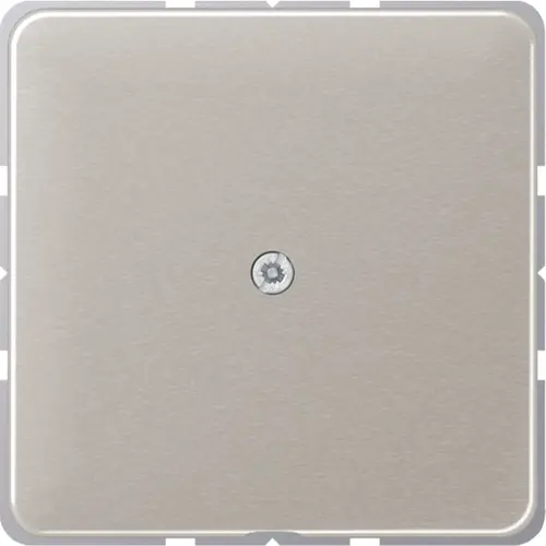 JUNG CD 590 A PT centraalplaat met snoerinvoer en draagring CD500 platina