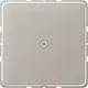 JUNG CD 590 A PT centraalplaat met snoerinvoer en draagring CD500 platina