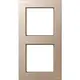 JUNG AC 582 CH afdekraam 2-voudig A Creation champagne