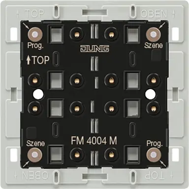 JUNG FM 4004 M eNet radiografische wandzender 4-voudig