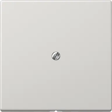 JUNG LS 990 A LG centraalplaat snoer invoer incl. draagframe LS990 lichtgrijs