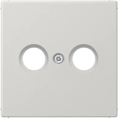 JUNG LS 990 TV LG centraalplaat antenne-coax LS990 lichtgrijs