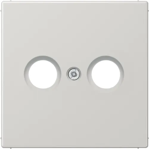 JUNG LS 990 TV LG centraalplaat antenne-coax LS990 lichtgrijs