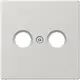 JUNG LS 990 TV LG centraalplaat antenne-coax LS990 lichtgrijs