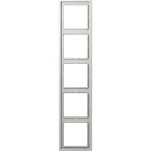 JUNG LS 985 LG afdekraam 5-voudig LS990 lichtgrijs