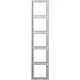 JUNG LS 985 LG afdekraam 5-voudig LS990 lichtgrijs