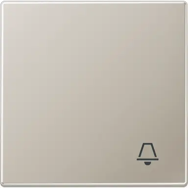 JUNG ES 2990 K schakelwip met belsymbool LS990 edelstaal