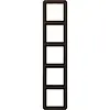 JUNG CD 585 BR afdekraam 5-voudig CD500 bruin