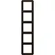 JUNG CD 585 BR afdekraam 5-voudig CD500 bruin