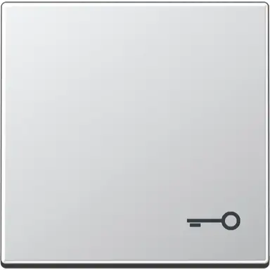 JUNG A 590 T AL schakelwip met sleutelsymbool A-range aluminium