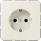 JUNG CD 1520 N wandcontactdoos randaarde CD500 creme