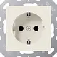JUNG A 1520 NKI wandcontactdoos randaarde Safety+ AS500 creme