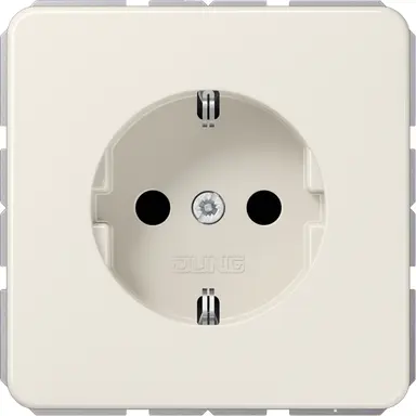 JUNG CD 1520 NKI wandcontactdoos randaarde Safety+ CD500 creme