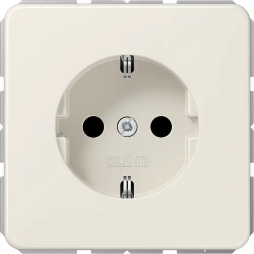 JUNG CD 1520 NKI wandcontactdoos randaarde Safety+ CD500 creme
