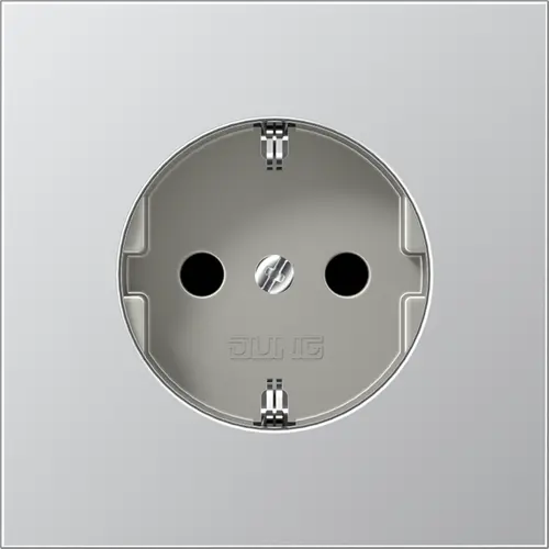 JUNG AL 1520 NKI wandcontactdoos randaarde Safety+ LS990 aluminium