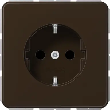 JUNG CD 1520 N BR wandcontactdoos randaarde CD500 bruin