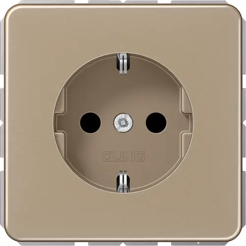JUNG CD 1520 N GB wandcontactdoos randaarde CD500 goud brons