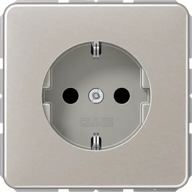 JUNG CD 1520 NKI PT wandcontactdoos randaarde Safety+ CD500 platina