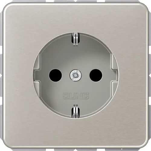 JUNG CD 1520 NKI PT wandcontactdoos randaarde Safety+ CD500 platina