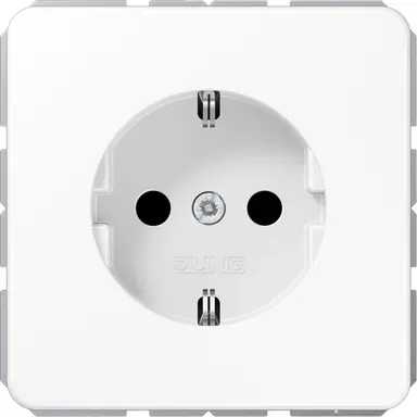 JUNG CD 1520 NKI WW wandcontactdoos randaarde Safety+ CD500 alpine wit