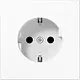 JUNG LS 1520 NKI WW wandcontactdoos randaarde Safety+ LS990 alpine wit