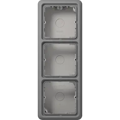 JUNG CD 583 A GR opbouwbak 3-voudig CD500 grijs