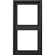 JUNG AL 2982 D afdekraam 2-voudig LS990 dark gelakt aluminium
