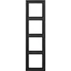 JUNG AL 2984 D afdekraam 4-voudig LS990 dark gelakt aluminium