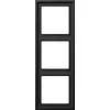 JUNG AL 2983 D afdekraam 3-voudig LS990 dark gelakt aluminium