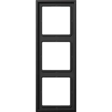 JUNG AL 2983 D afdekraam 3-voudig LS990 dark gelakt aluminium