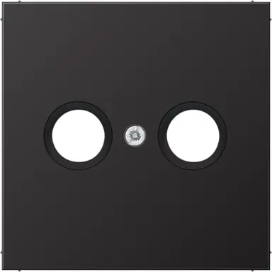 JUNG AL 2990 TV D centraalplaat antenne-coax LS990 dark gelakt aluminium