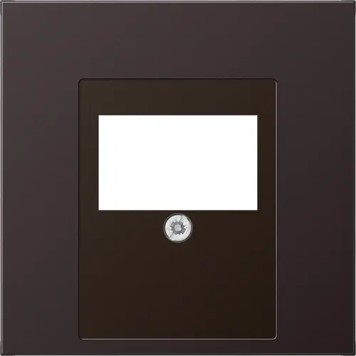 JUNG AL 2969 T D centraalplaat multimedia LS990 dark gelakt aluminium