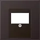 JUNG AL 2969 T D centraalplaat multimedia LS990 dark gelakt aluminium