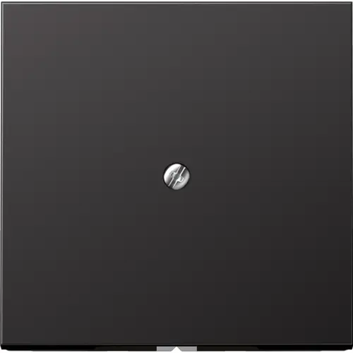 JUNG AL 2990 A D centraalplaat snoer invoer incl. draagframe LS990 dark gelakt aluminium
