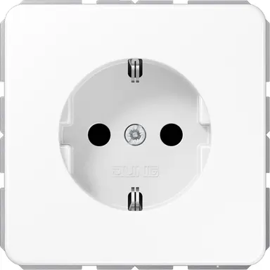 JUNG CD 1520 N WW wandcontactdoos randaarde CD500 alpine wit