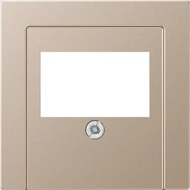 JUNG A 569 PLT CH centraalplaat multimedia A-range champagne