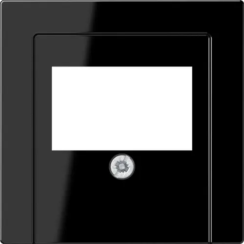JUNG A 569 PLT SW centraalplaat multimedia A-range zwart glans