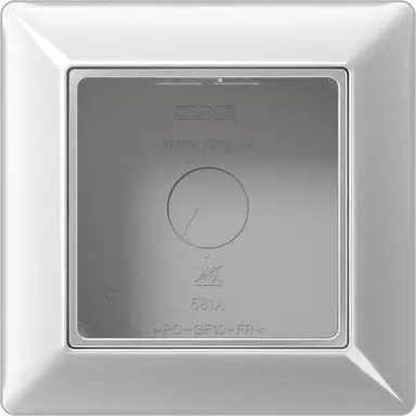 JUNG AS 581 A AL opbouwbak 1-voudig A-range aluminium