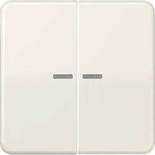 JUNG CD 595 KO5 schakelwip 2-voudig met controlevenster CD500 creme