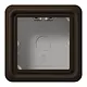 JUNG CD 581 A BR opbouwbak 1-voudig CD500 bruin