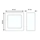 JUNG CD 581 A BR opbouwbak 1-voudig CD500 bruin
