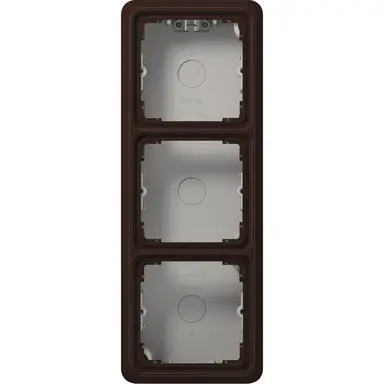 JUNG CD 583 A BR opbouwbak 3-voudig CD500 bruin
