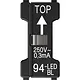 JUNG 94-LED BL LED-lampje voor serieschakelaar 110-250V 0,3 mA blauw