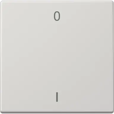 JUNG ENO LS 990-01 LG EnOcean draadloze wandzender 2-kanaals met symbolen 0-1 LS990 lichtgrijs