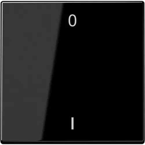 JUNG ENO LS 990-01 SW EnOcean draadloze wandzender 2-kanaals met symbolen 0-1 LS990 zwart glans