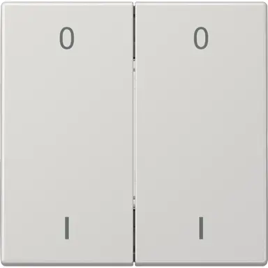 JUNG ENO LS 995-01 LG EnOcean draadloze wandzender 4-kanaals met symbolen 0-1 LS990 lichtgrijs