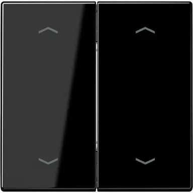 JUNG ENO LS 995 MP SW EnOcean draadloze wandzender 4-kanaals met pijlsymbolen LS990 zwart glans